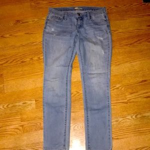 Light wash jeans